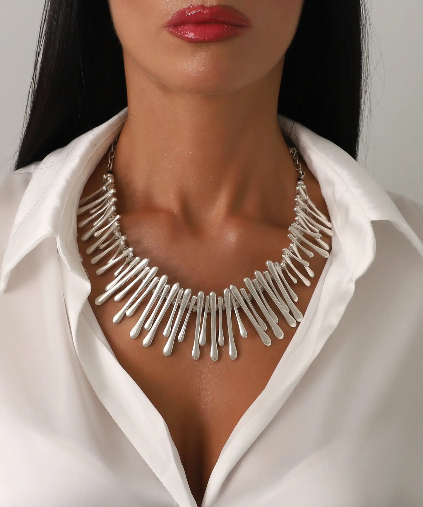 Damla Formlu Modern Tasarım Kolye