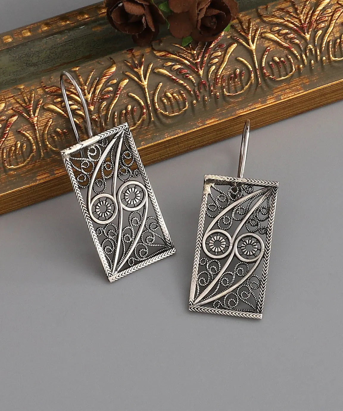 Bohem Tasarım Gümüş Küpe