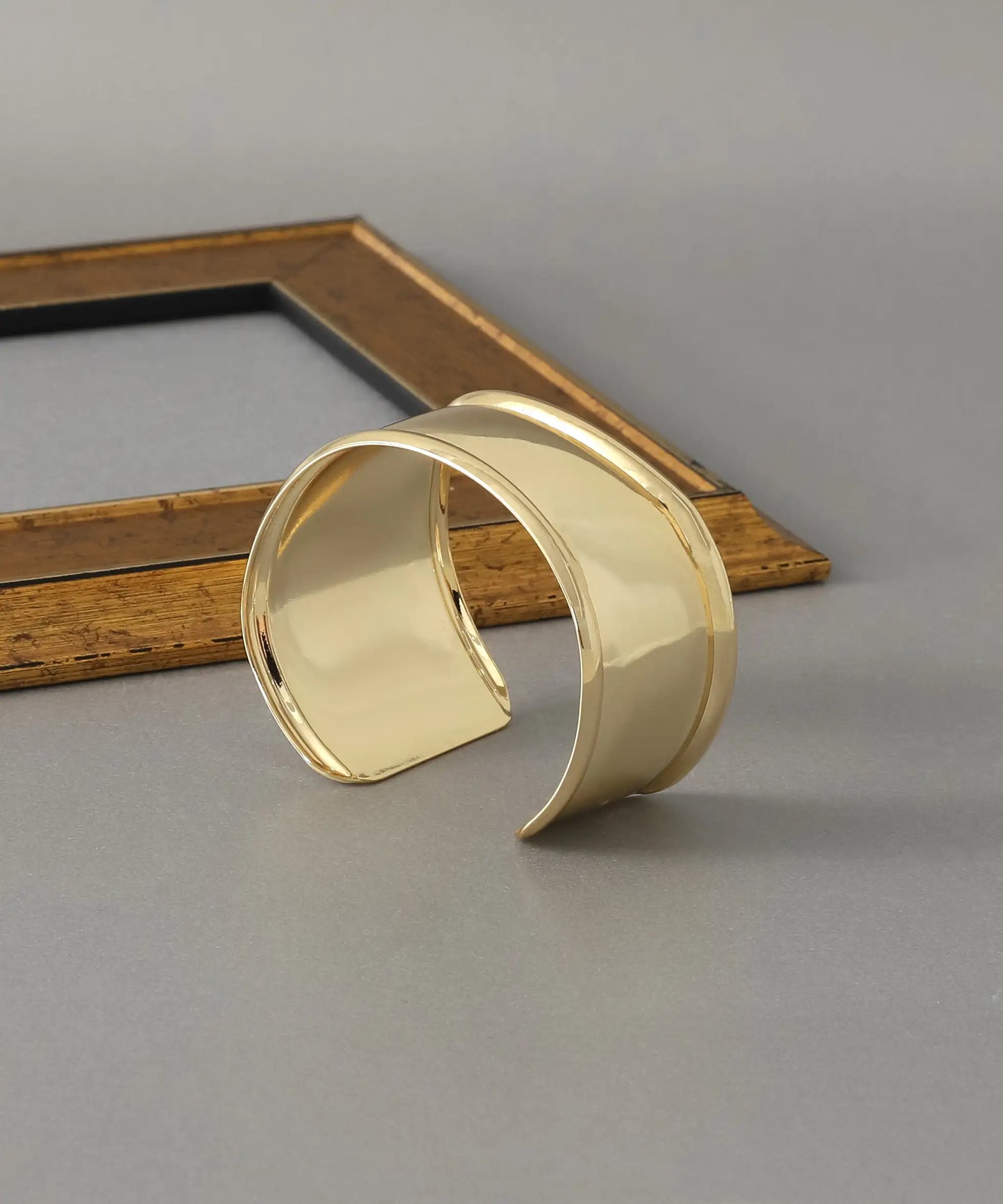Altın Kaplama Modern Cuff Bileklik