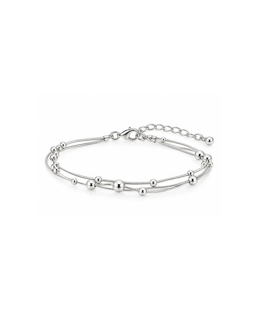 Top Detaylı Gümüş Bileklik