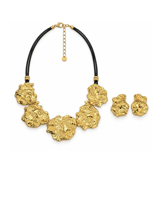 Modern Soyut Tasarım Altın Kaplama Set