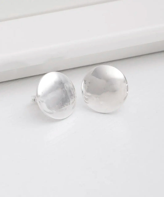 Gümüş Yuvarlak Küpe