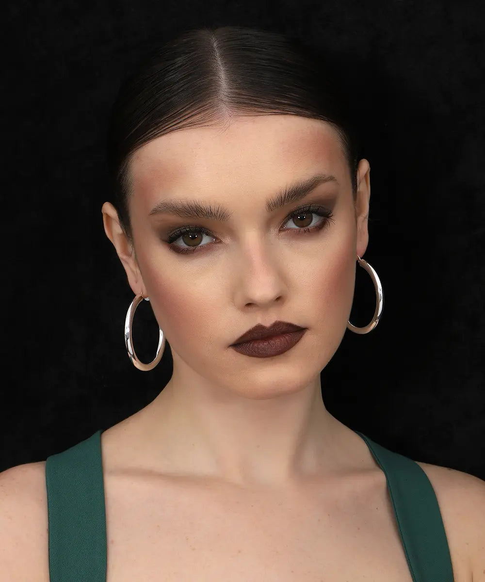 Gümüş Halka Küpe