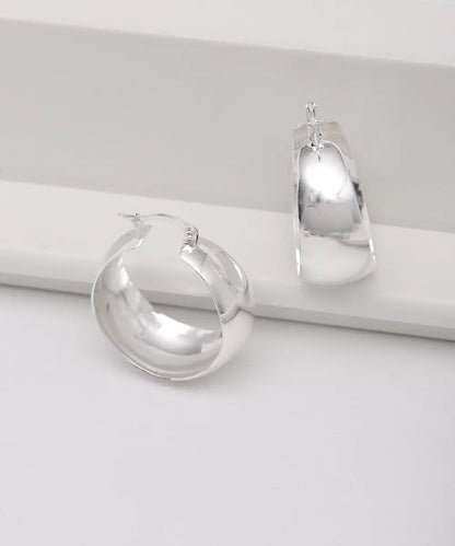 Gümüş Halka Küpe