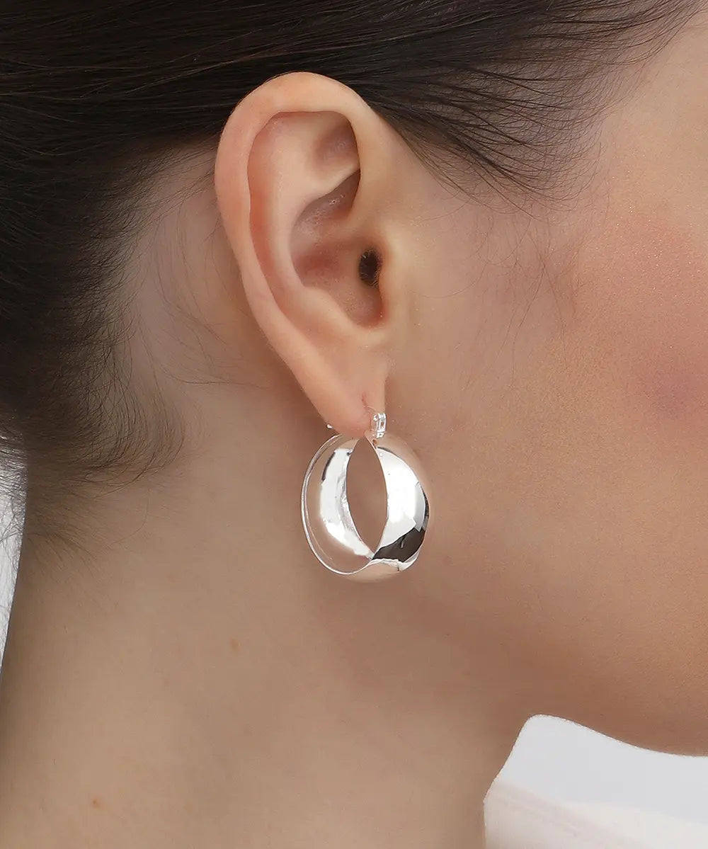 Gümüş Halka Küpe