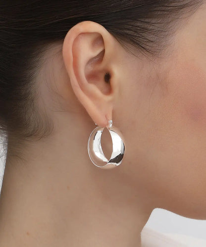 Gümüş Halka Küpe