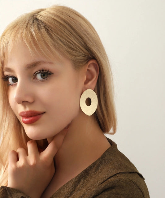 Altın Kaplama Çivi Küpe