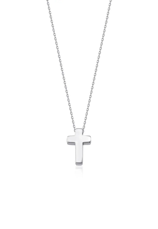 Gümüş Minimal Haç Kolye