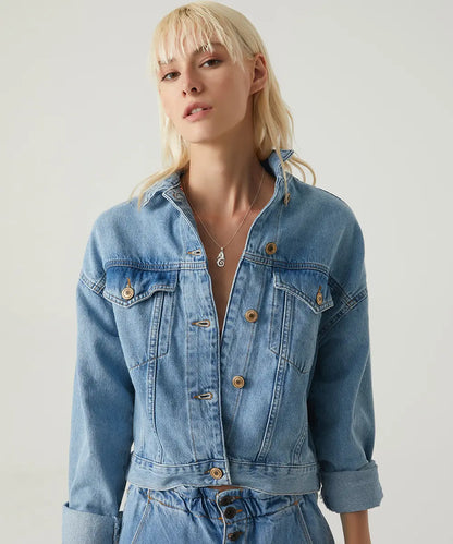 Minimal Denizatı Tasarım Gümüş Kolye