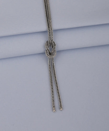 Gümüş Aşk Düğümü Kolye