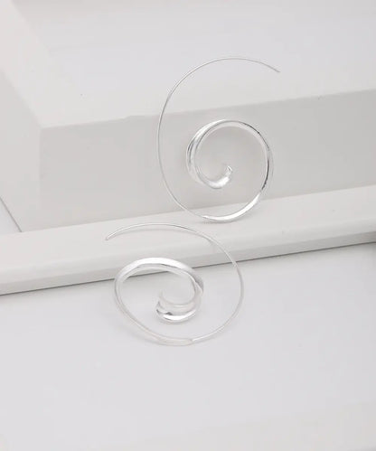 Gümüş Spiral Küpe