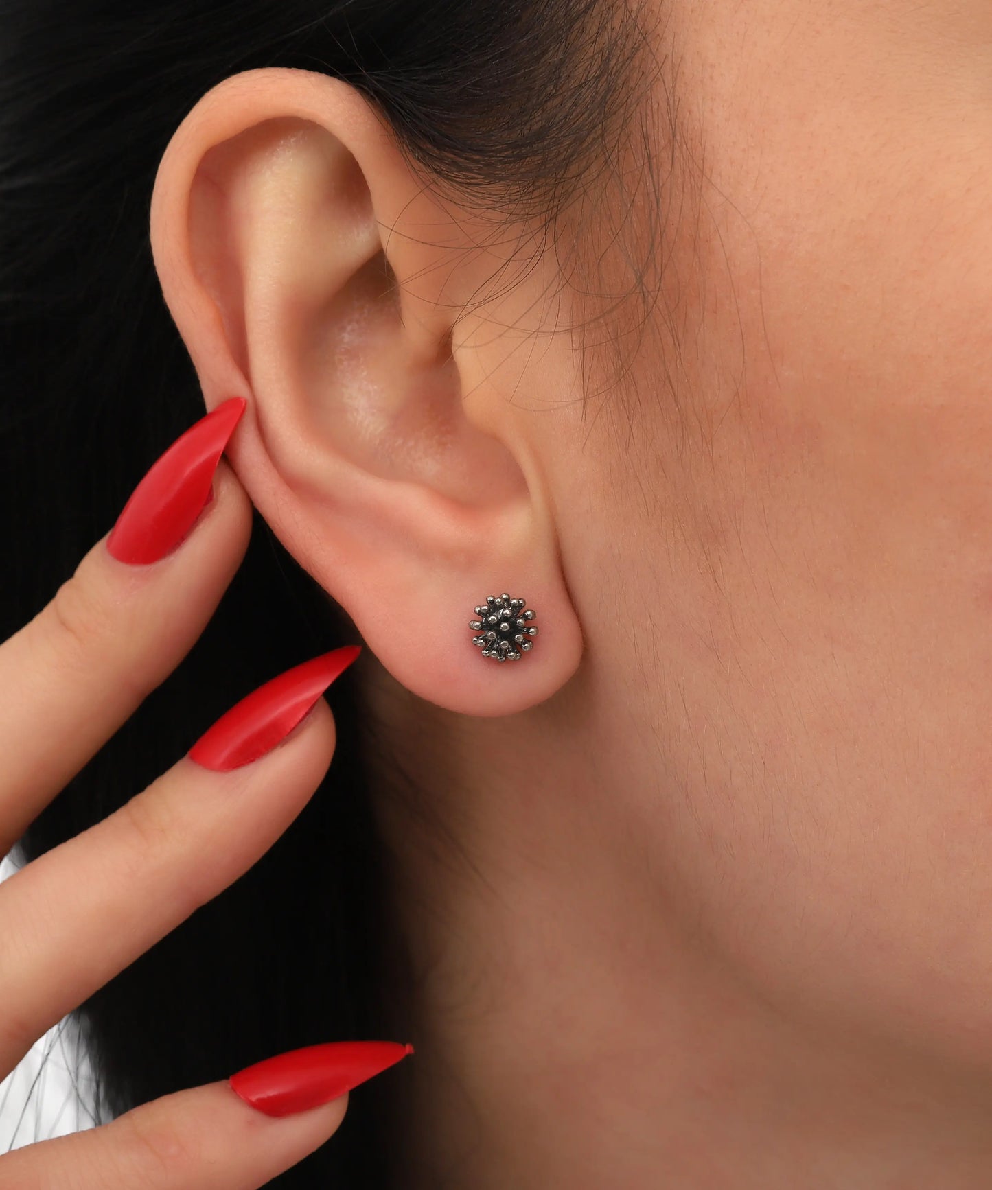 Modern Tasarım Minimal Gümüş Küpe