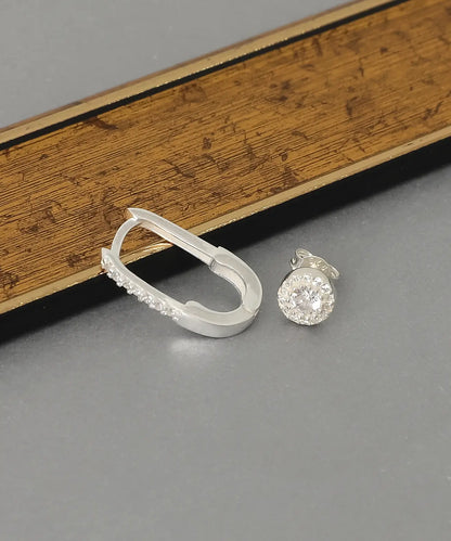 İkili Kombin Gümüş Küpe