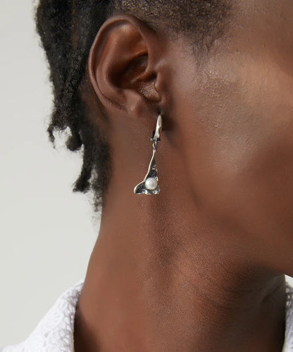 İnci Detaylı Gümüş Kolye ve Küpe Seti