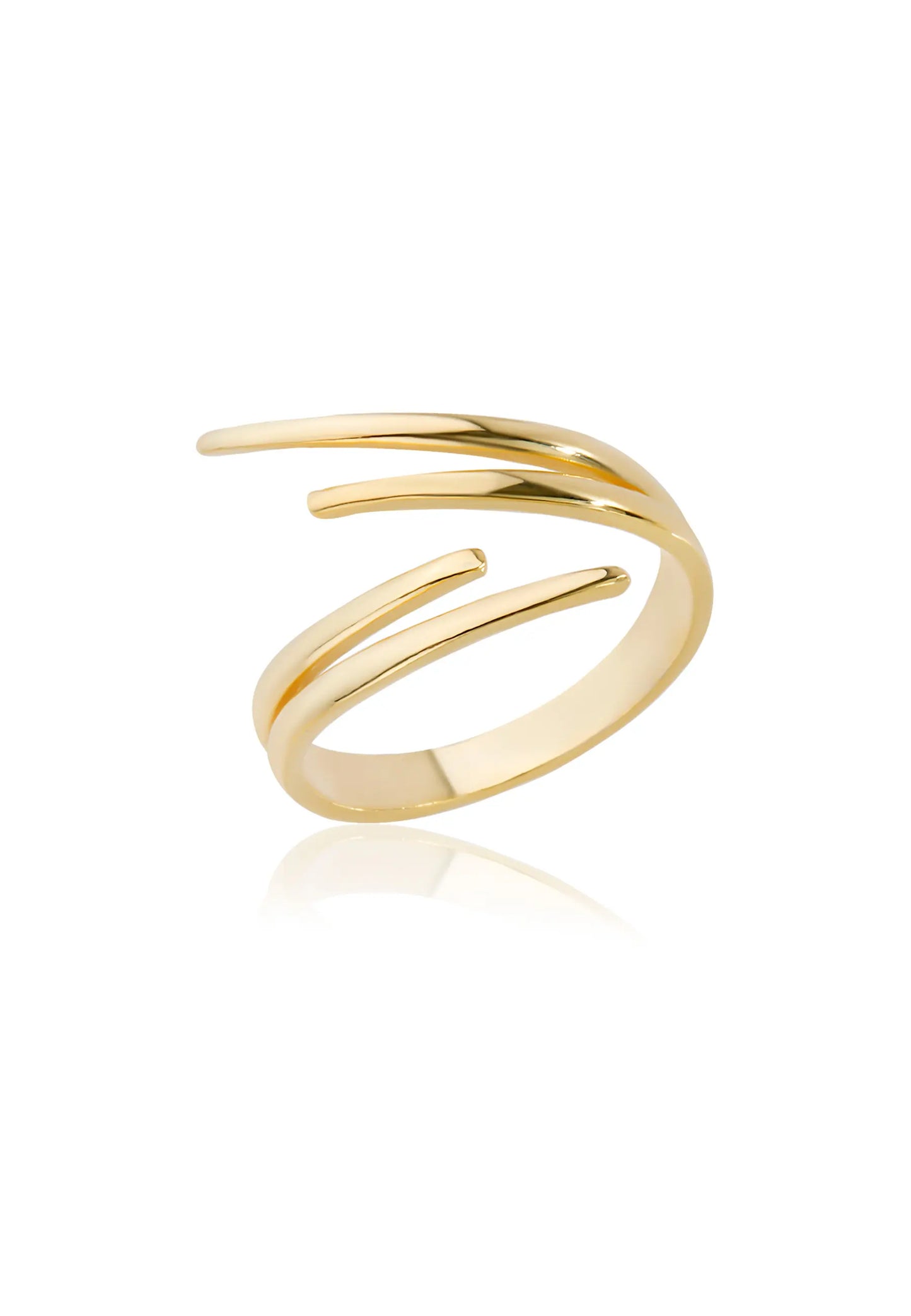 14 Ayar Altın Ton Minimal Yüzük