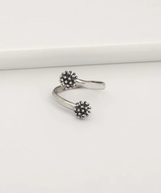 Oksitli 925 Ayar Gümüş Tasarım Yüzük