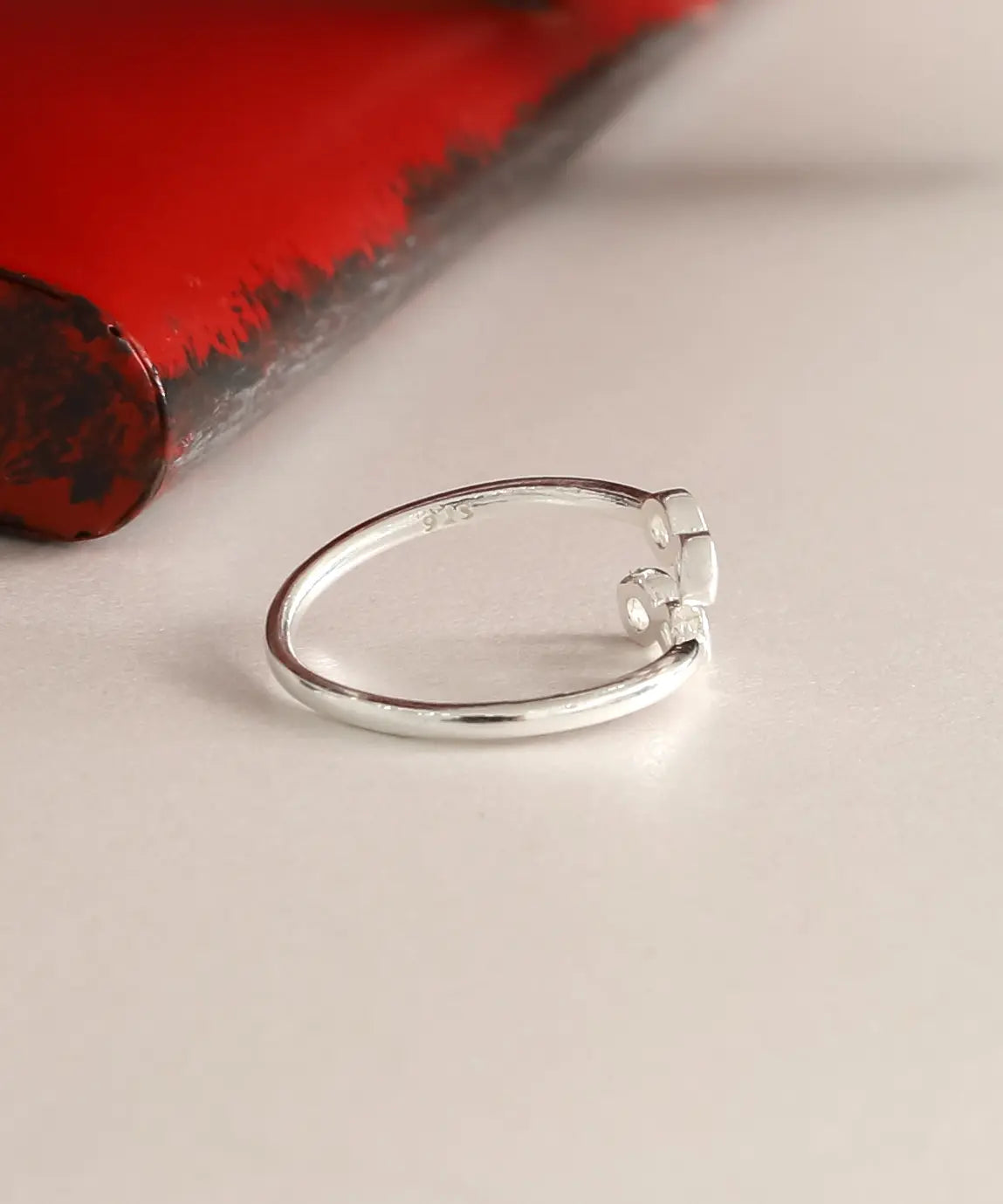 Gümüş Kadın Sonsuzluk Desen Yüzük