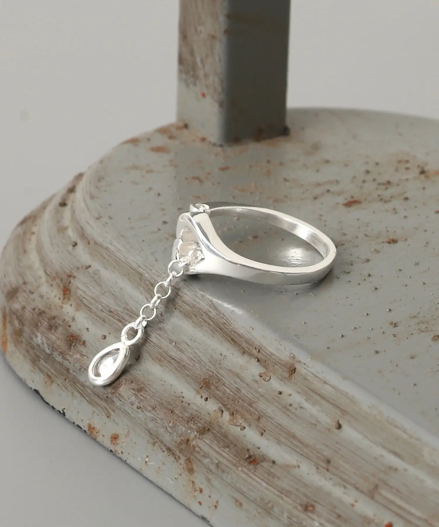 925 Ayar Gümüş Kalp Yüzük