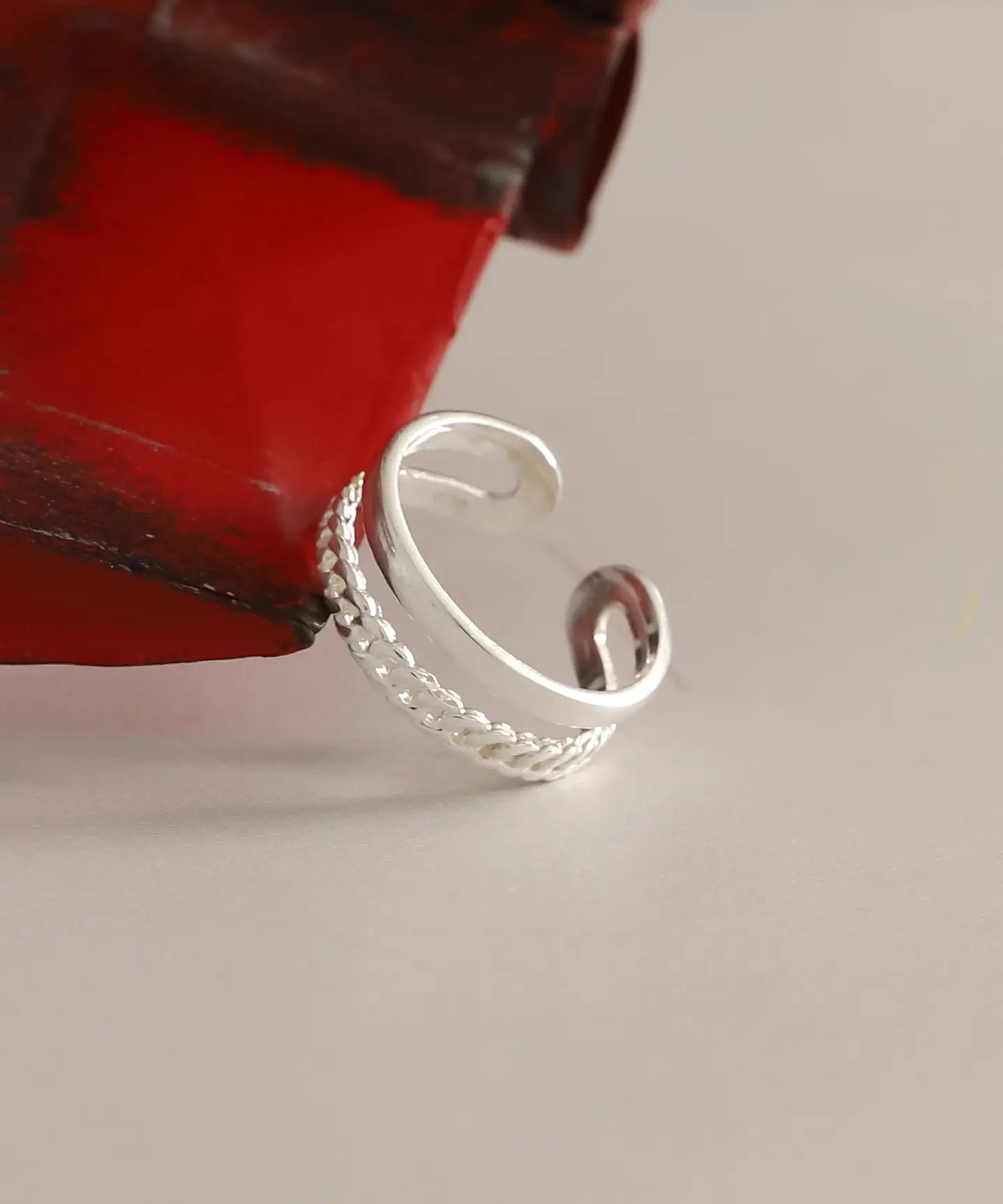 925 Ayar Gümüş Tasarım Bant Yüzük