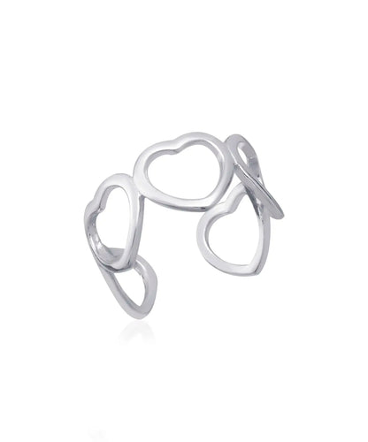 Kadın Kalp Bant Yüzük