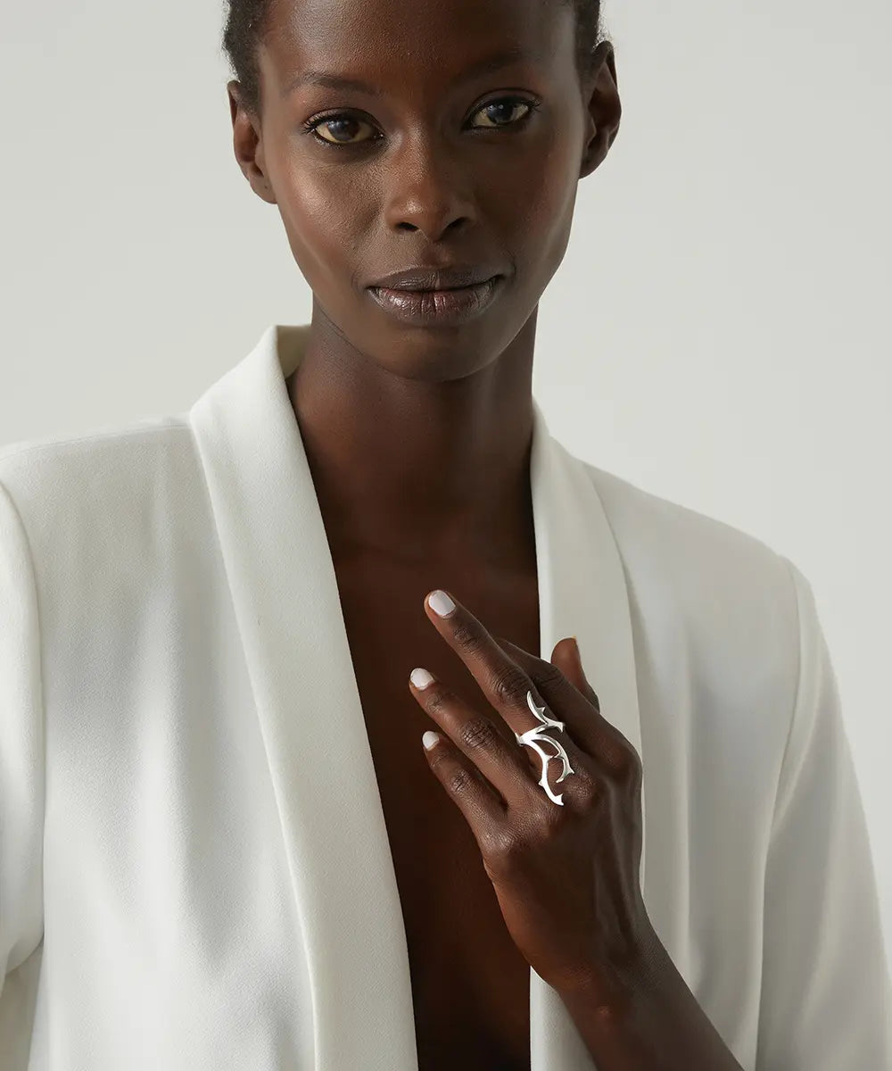 925 Ayar Gümüş Tasarım Yüzük