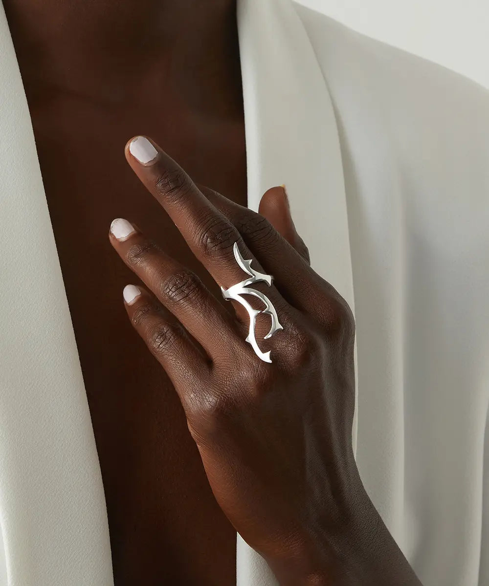 925 Ayar Gümüş Tasarım Yüzük