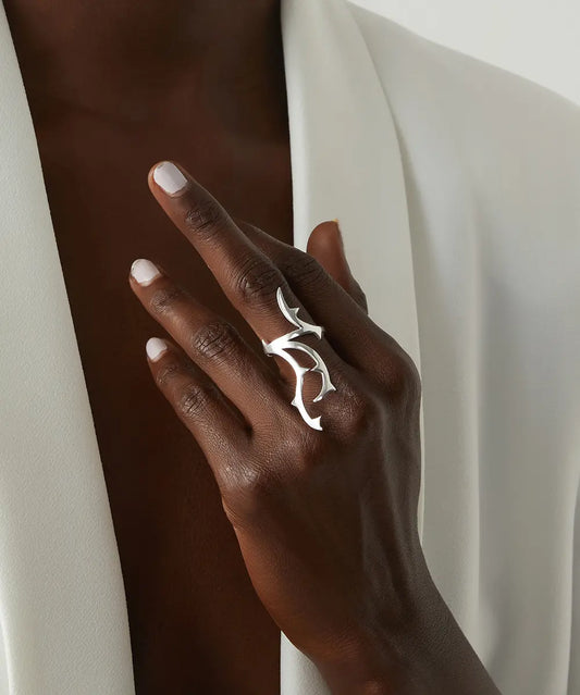 925 Ayar Gümüş Tasarım Yüzük