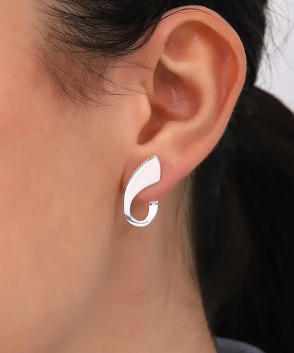 Modern Tasarım Gümüş Küpe