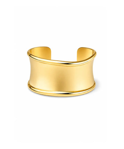 Altın Kaplama Modern Cuff Bileklik
