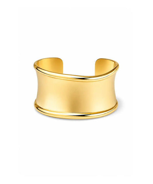 Altın Kaplama Modern Cuff Bileklik