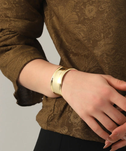 Altın Kaplama Modern Cuff Bileklik