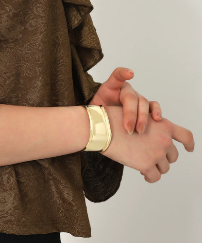 Altın Kaplama Modern Cuff Bileklik
