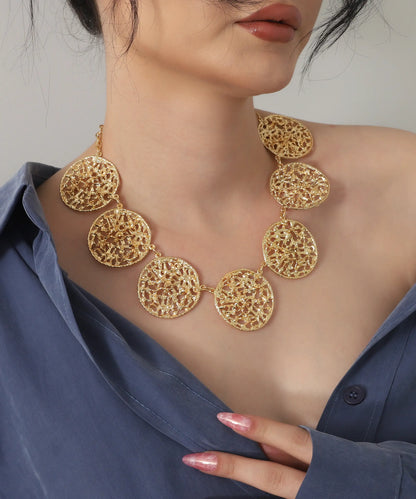 Soyut Tasarım Altın Kaplama Set