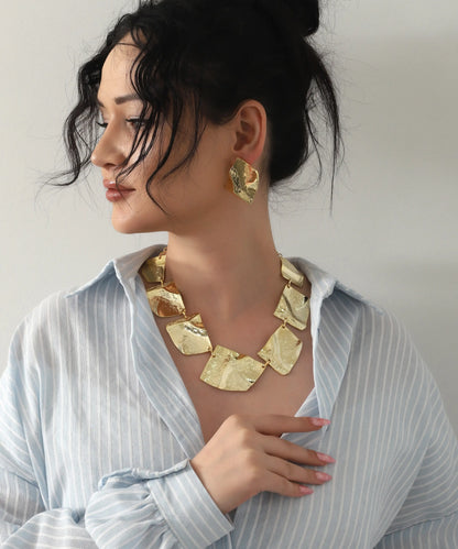 Modern Tasarım Altın Kaplama Tasarım Set