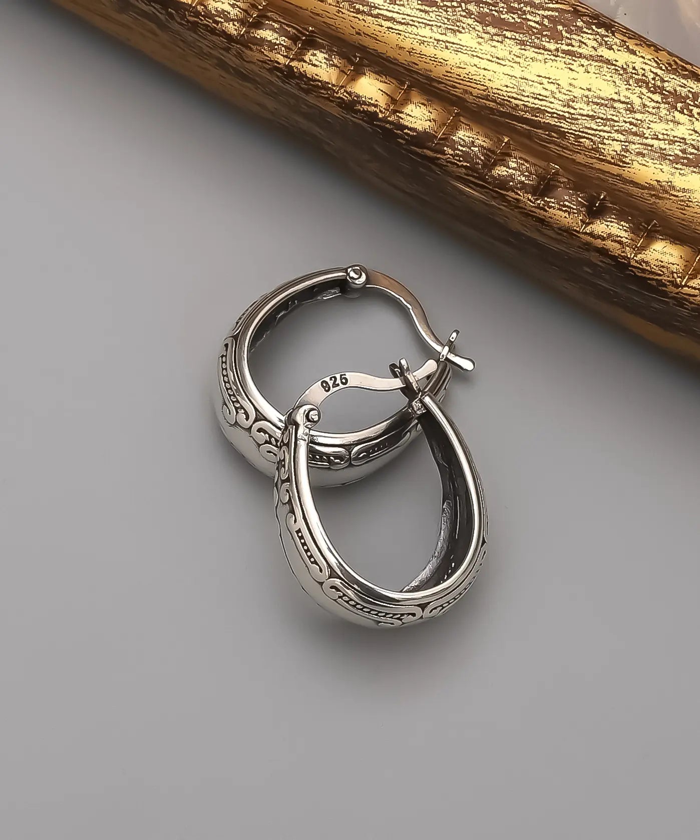 Gümüş Bohem Küpe