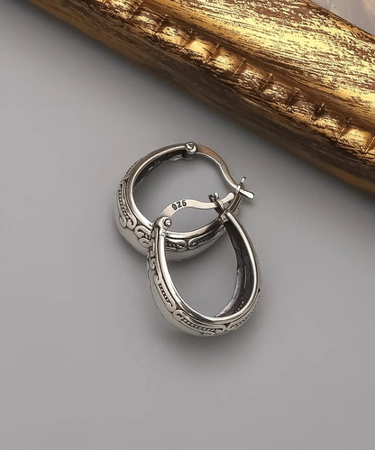 Gümüş Bohem Küpe